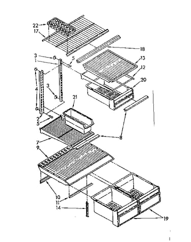Shelf parts