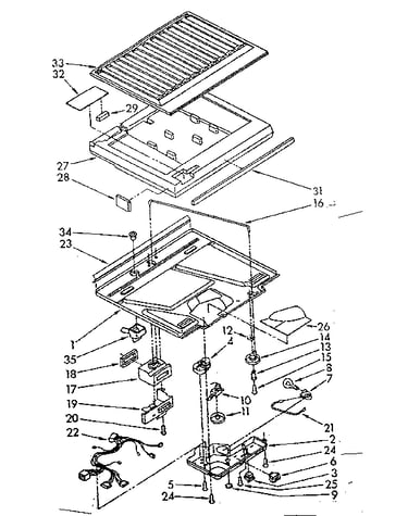 Compartment separator parts