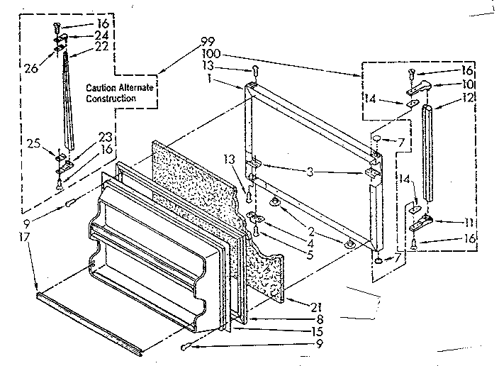 FREEZER DOOR PARTS