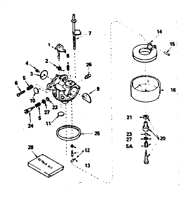 CARBURETOR NO. 632371