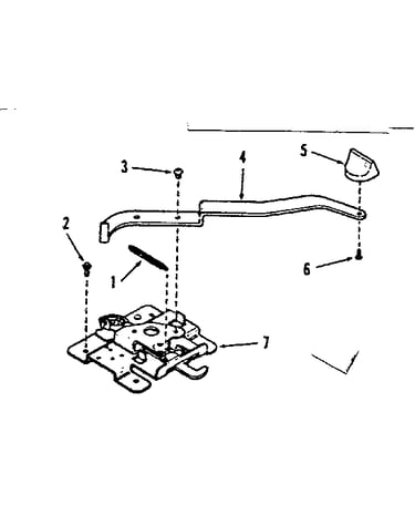 Oven dooor lock section