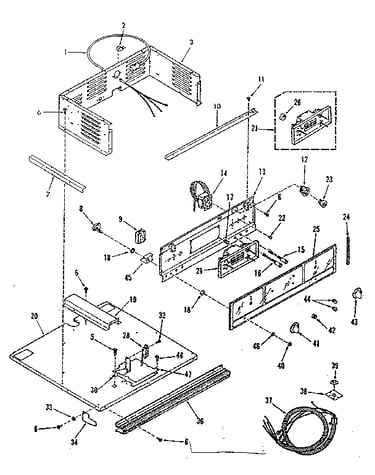 Control panel section