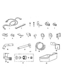 Ice maker installation parts