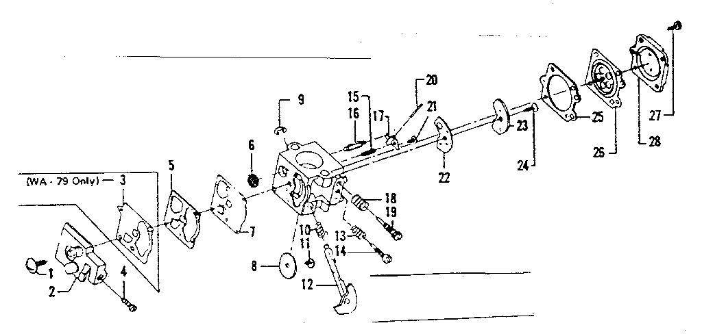 Carburetor number 35148