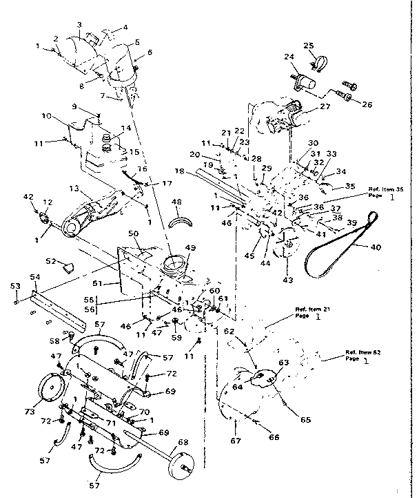 Auger housing assembly