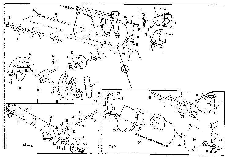 Auger housing assembly