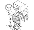 Kenmore 5658738611 cabinet parts diagram