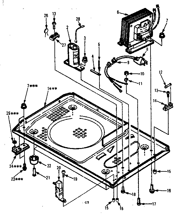 MICROWAVE PARTS