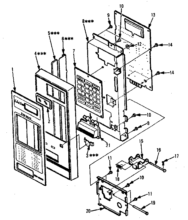 Control panel parts