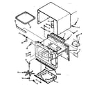 Kenmore 5658738610 cabinet parts diagram