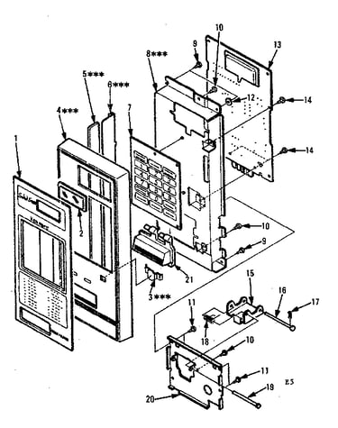 Control panel parts