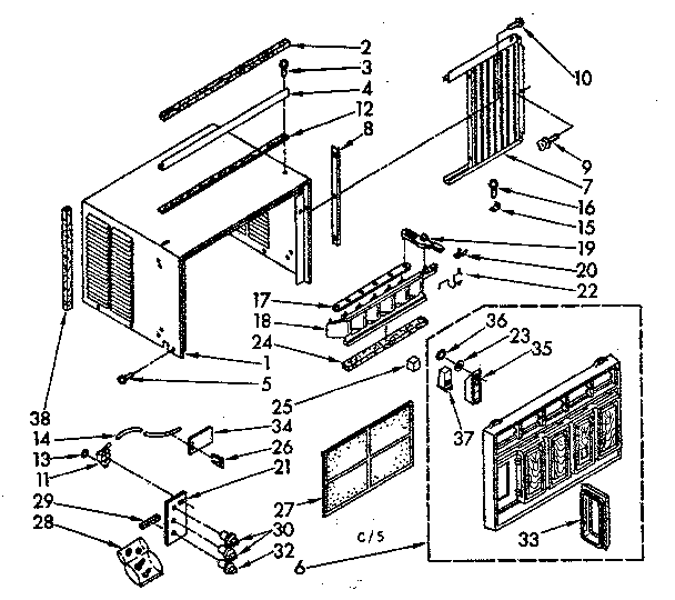 Cabinet parts