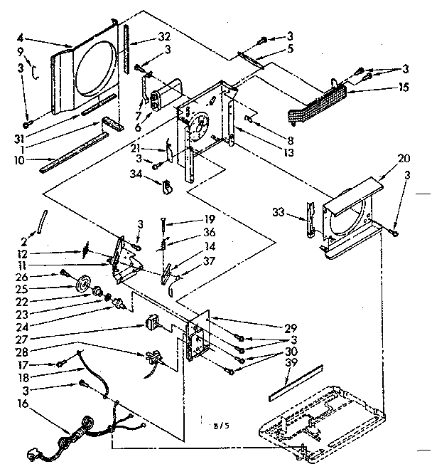 Air flow and control parts