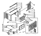 Kenmore 1068740690 cabinet parts diagram