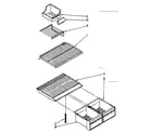 Kenmore 1068756371 shelf parts diagram