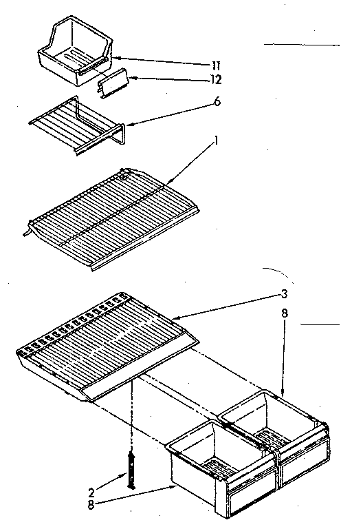 Shelf parts