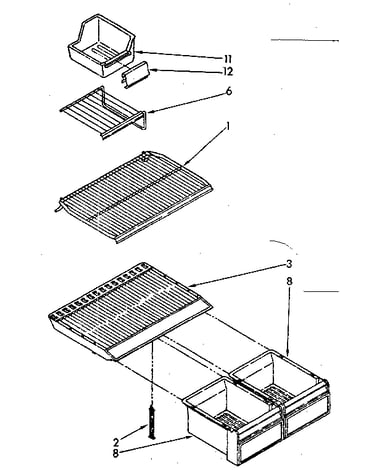 Shelf parts