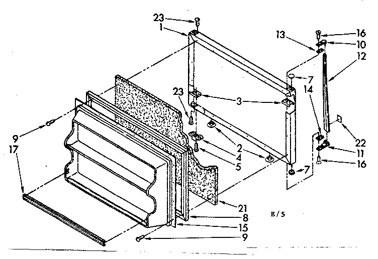 Freezer door parts