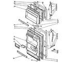 Kenmore 1068354300 door parts diagram