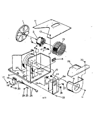 Electrical system and air handling parts