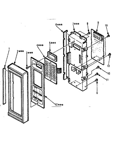 Control panel parts