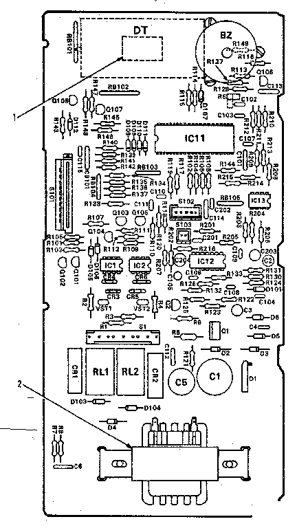 POWER AND CONTROL CIRCUIT BOARD (PART NO. 12676)