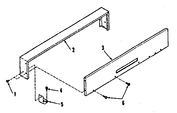 Backguard section