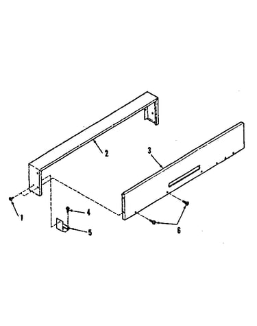 Backguard section