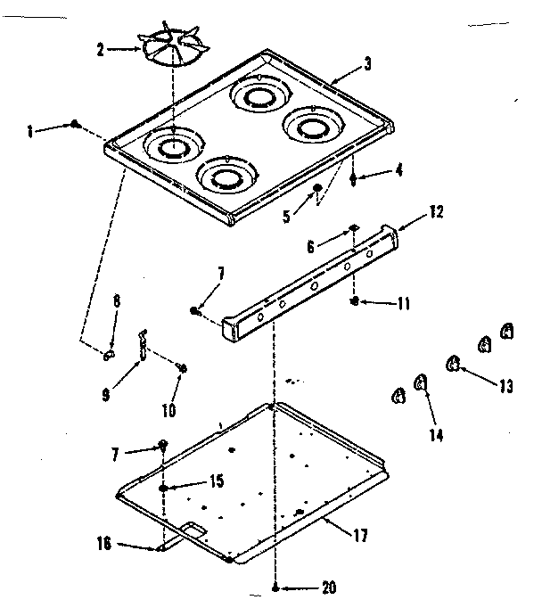 Main top section