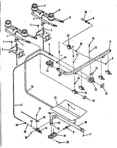 Burner section