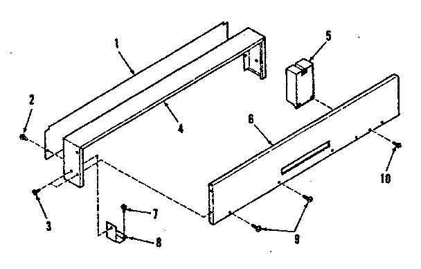 Backguard section