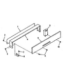 Backguard section