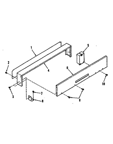 Backguard section