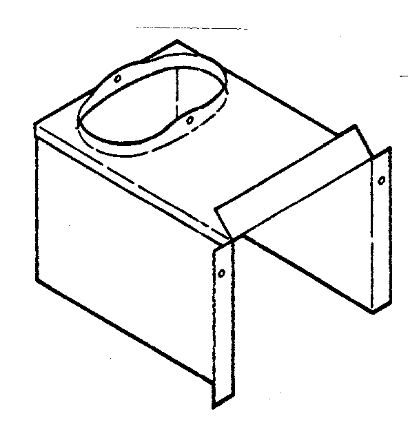 Optional flue collar kit