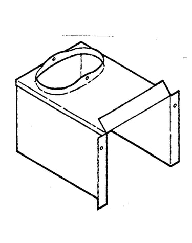 Optional flue collar kit