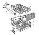 Kenmore 587733201 rack assembly diagram