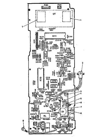 Power and control circuit board (part no. 12281r