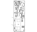 Kenmore 8504428390 power and control low oven (part no. 12282r diagram