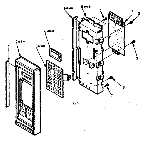 Control panel parts