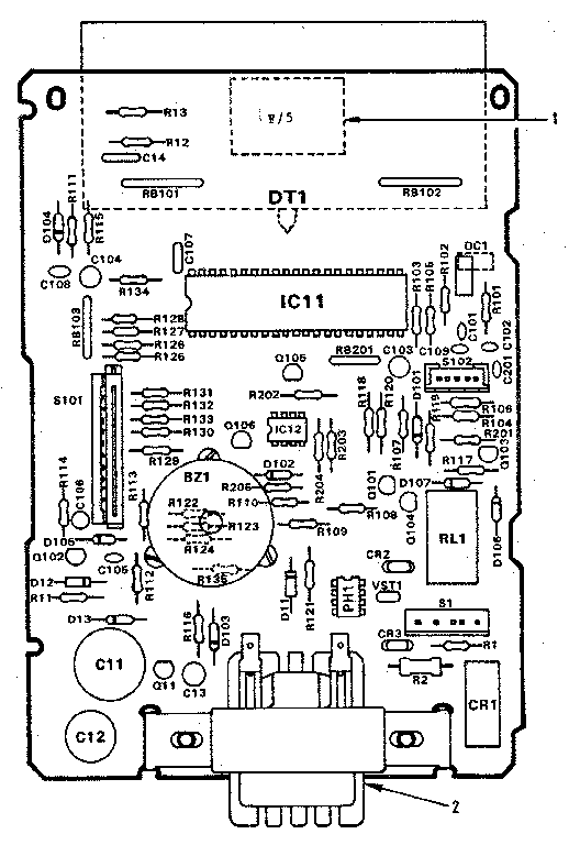 POWER AND CONTROL CIRCUIT BOARD