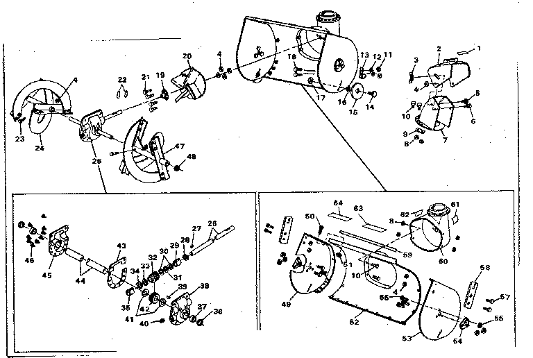 Auger housing assembly