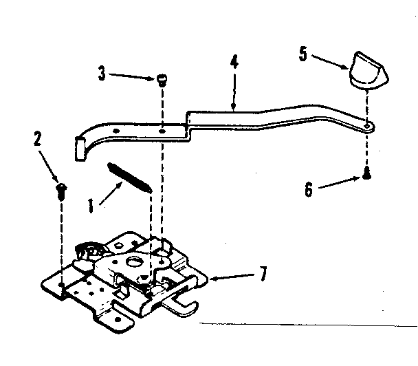 Oven door lock section