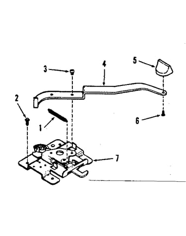Oven door lock section