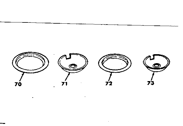 Optional porcelain pan and chrome ring kit no. 8067120