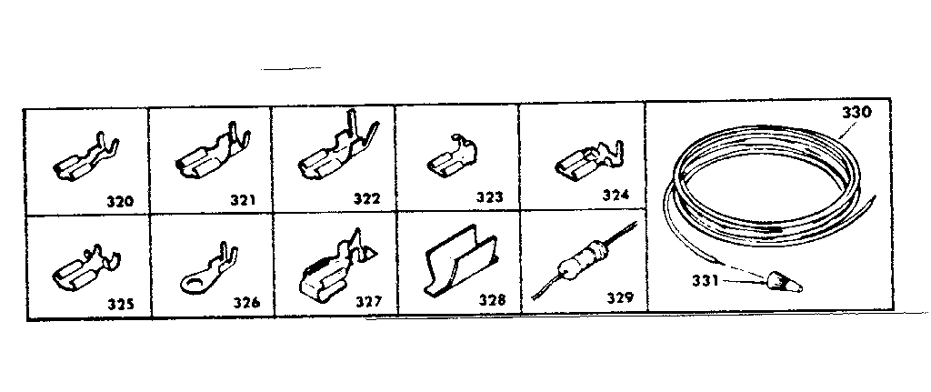 Wiring and wiring terminals