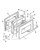 Visi-bake oven door