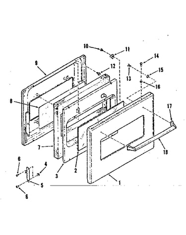 Visi-bake oven door