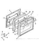 Full glass oven door