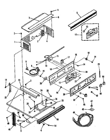 Control panel section