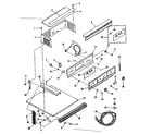 Kenmore 2784218510 control panel section diagram